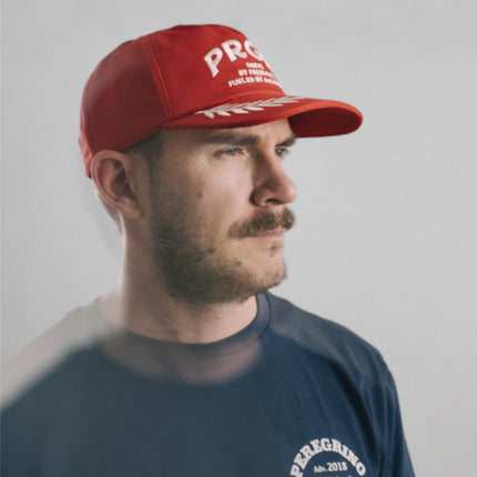 Cap Red Cotton Drill