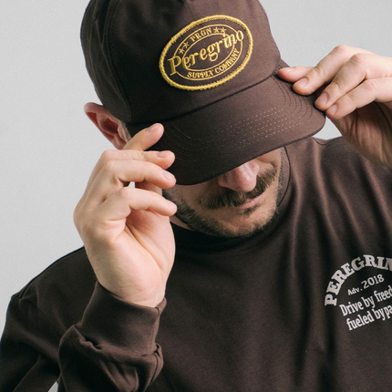 Cap Brown Cotton Drill